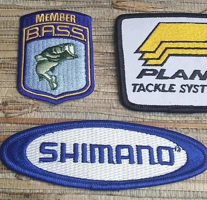 Vintage Fishing Patches, Culprit, Plano, Quantum, Gamakatsu