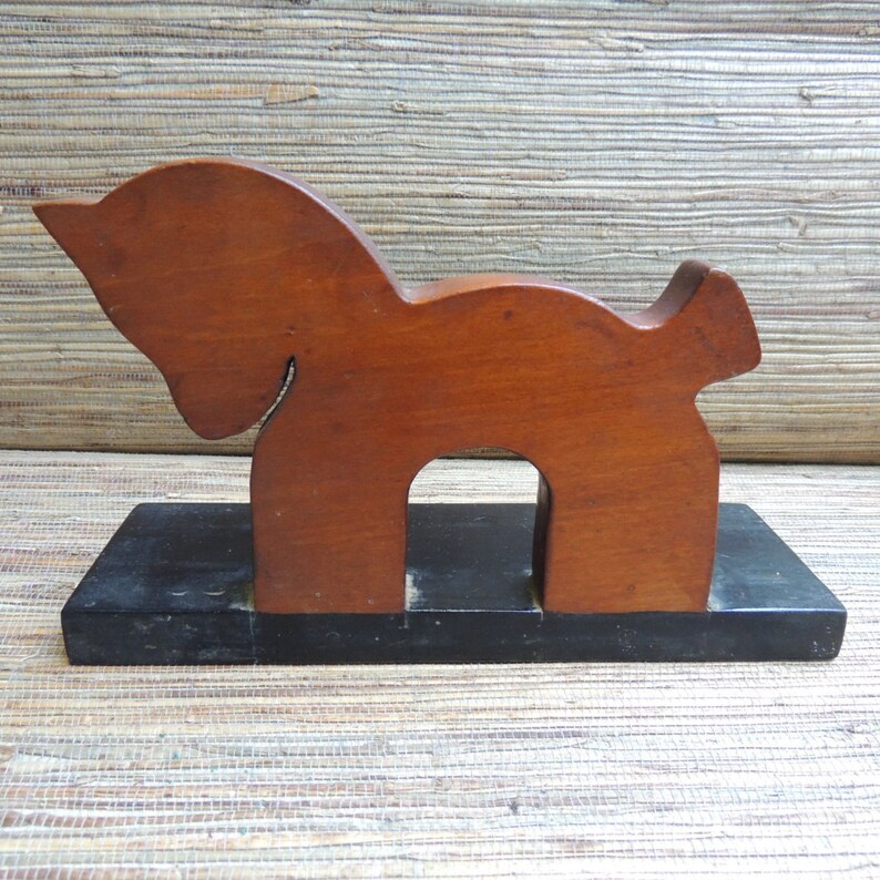 Vintage Wooden Pony Wall Shelf for Nursery or Child's Room Etsy