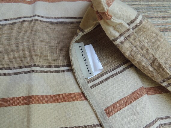 Linen Cotton Pillow Cover Vintage Pottery Barn Etsy