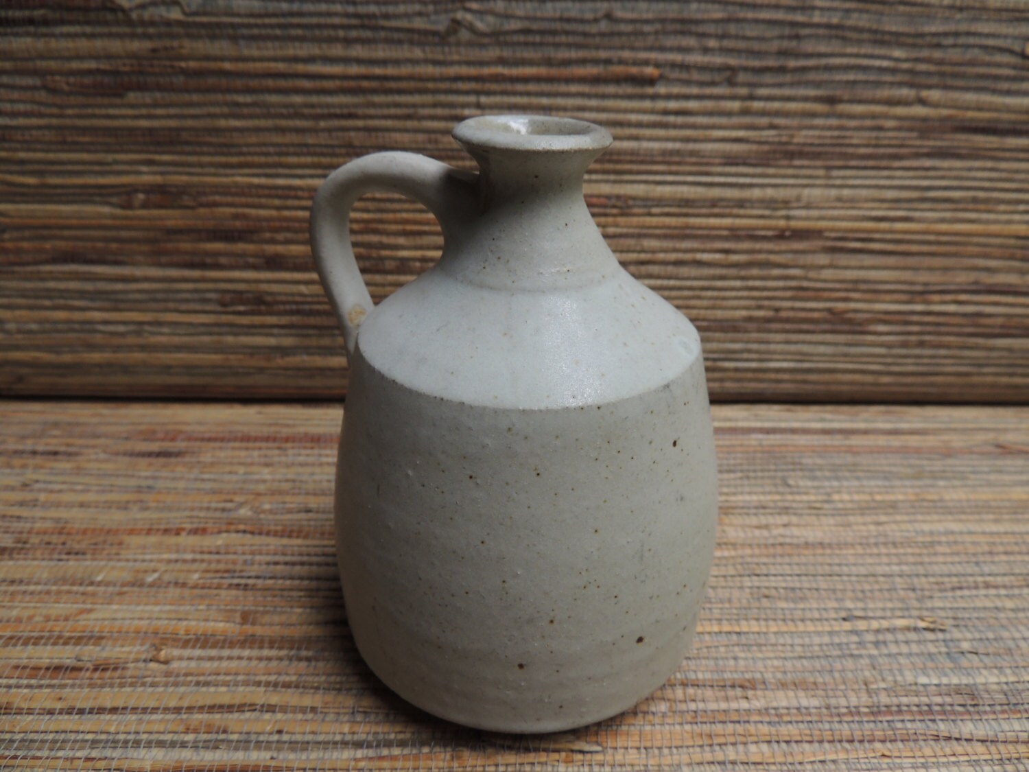 Matte White Small Handmade Pottery Vase by Hannah