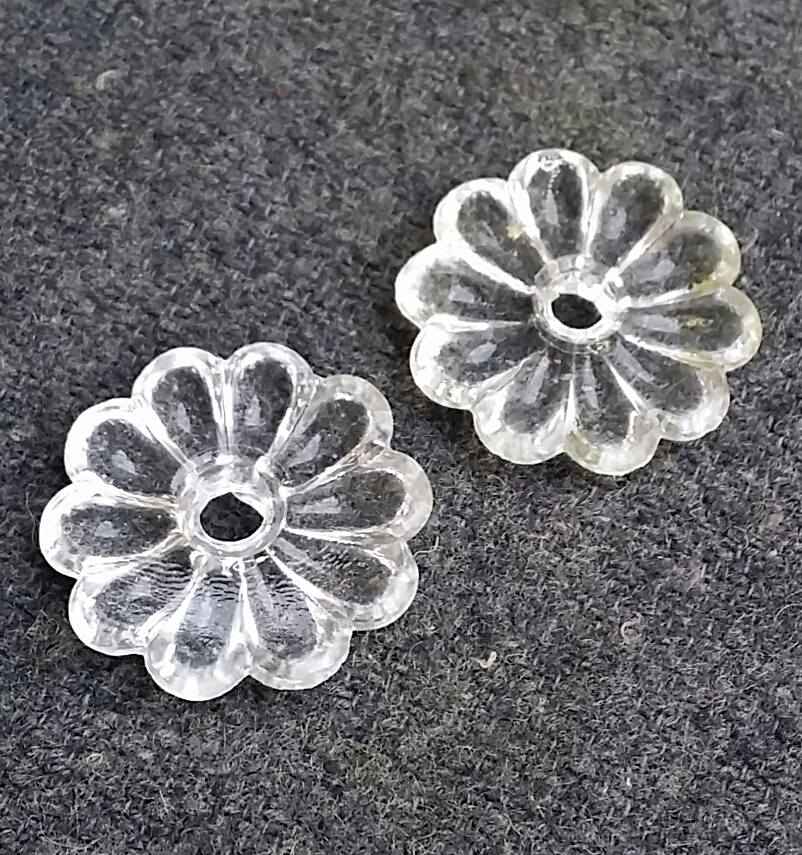 Vintage Glass Flower Chandelier Parts Lamp Parts