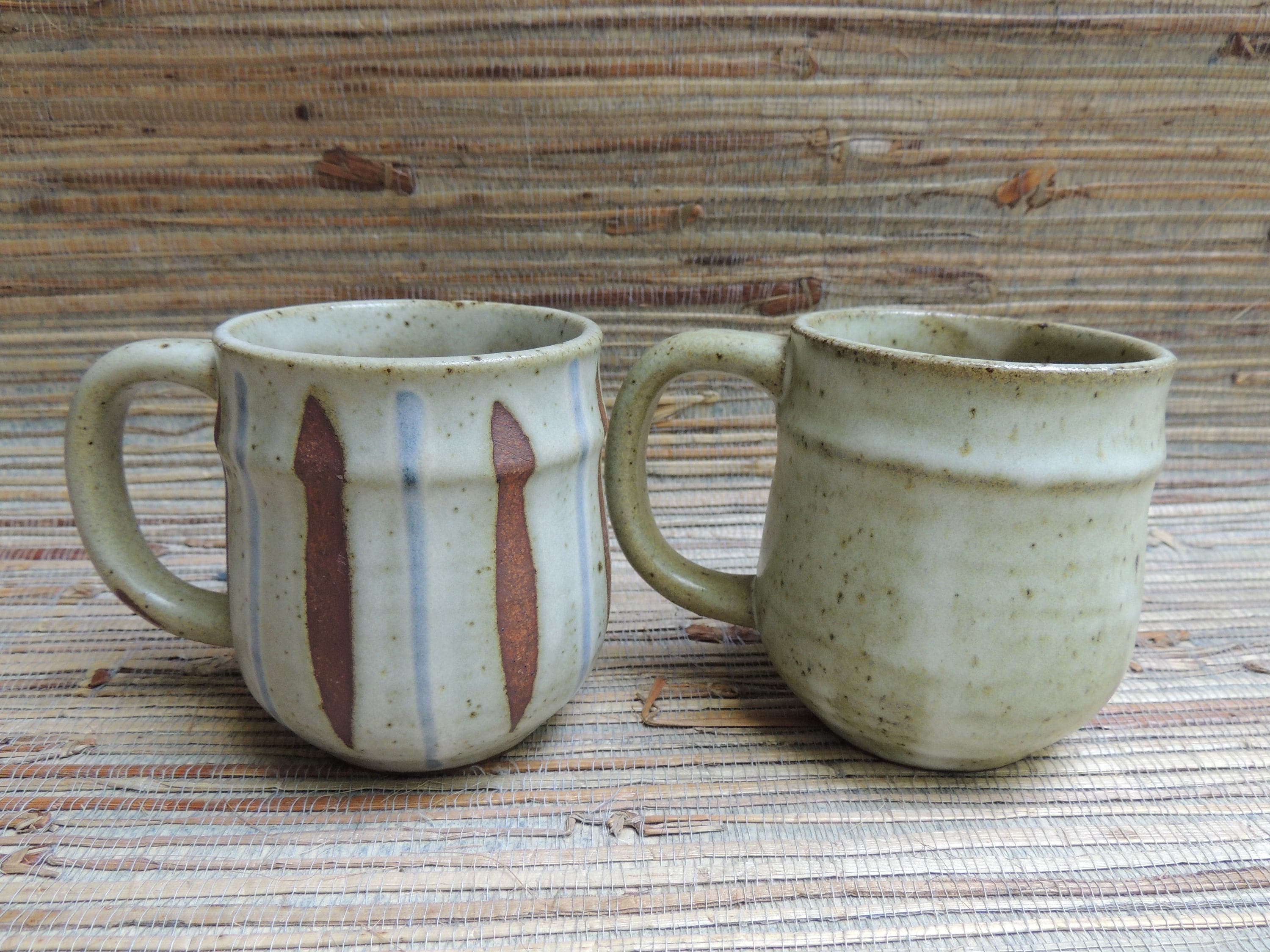 Mid Century Japanese Pottery Coffee/Tea Mugs