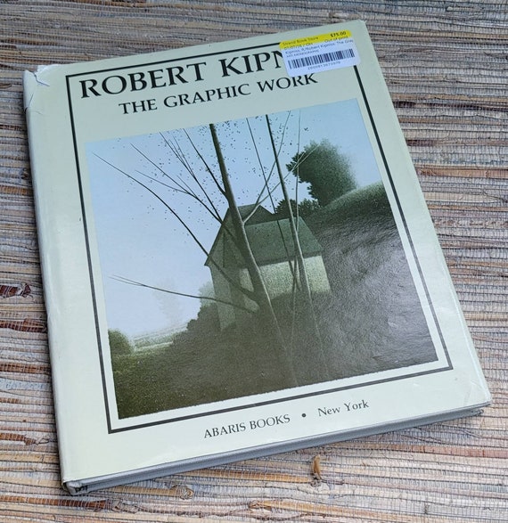 1980 Art Book "ROBERT KIPNESS The Graphic Work" Abaris Books New York 1st Edition Profits From This Sale  Go To Rabun County Public Library