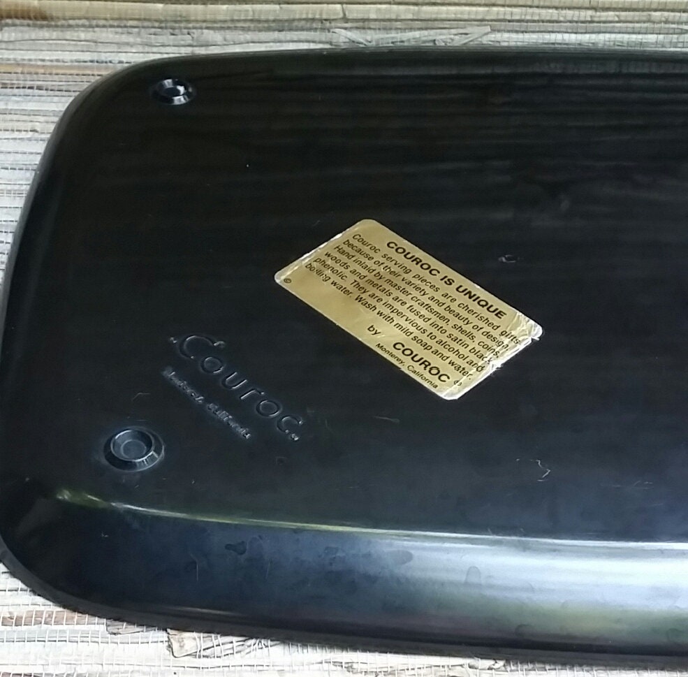 Mid Century Dancing Frogs Tray by Couroc Made in Monterey ...