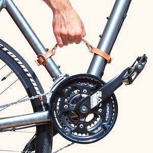 Monogrammed Bike Frame Handle - Stylish Accessory for Bicycle Lovers