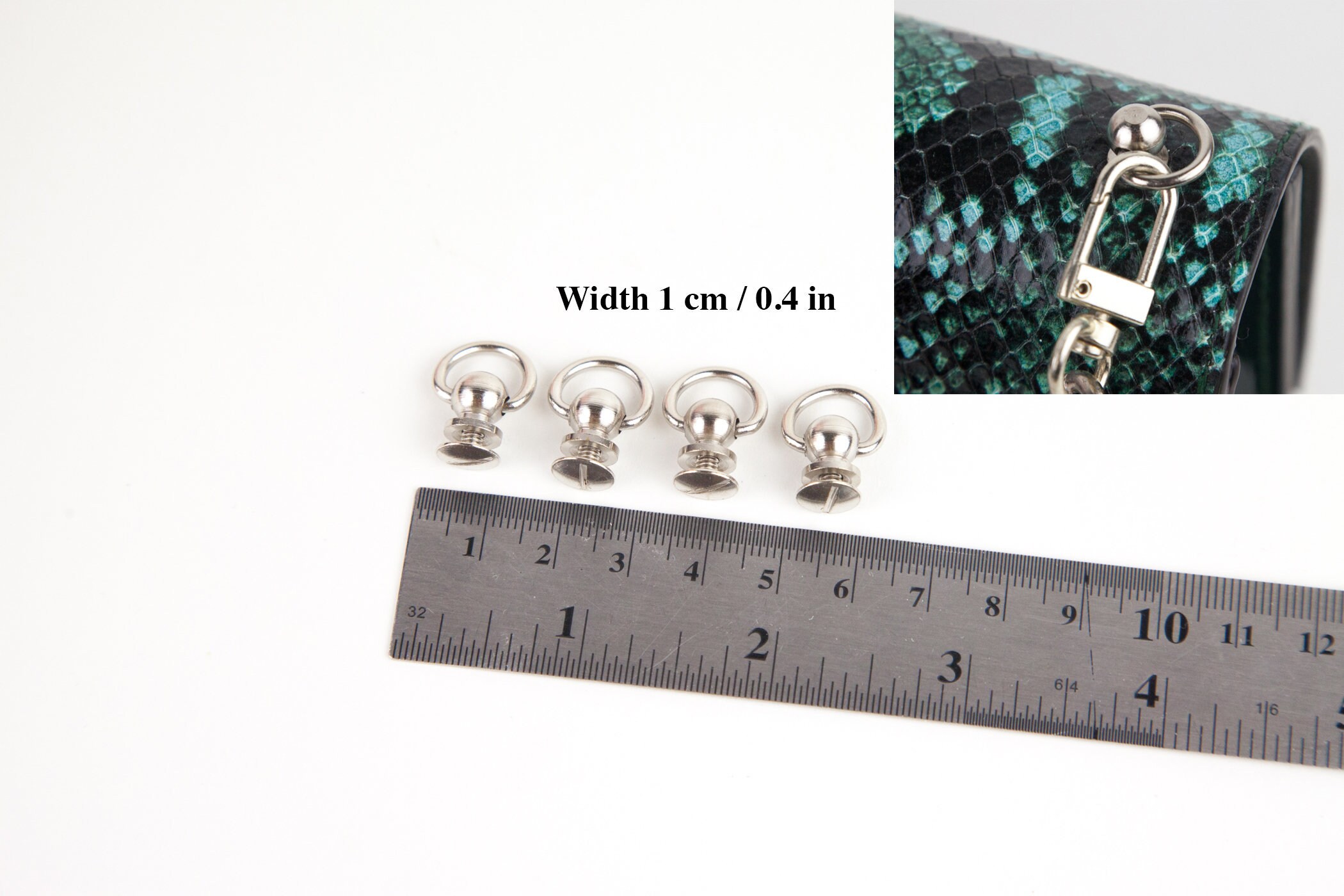 Copper Chain Connectors 2Sets Purse Strap Handles Connector Bag DRing