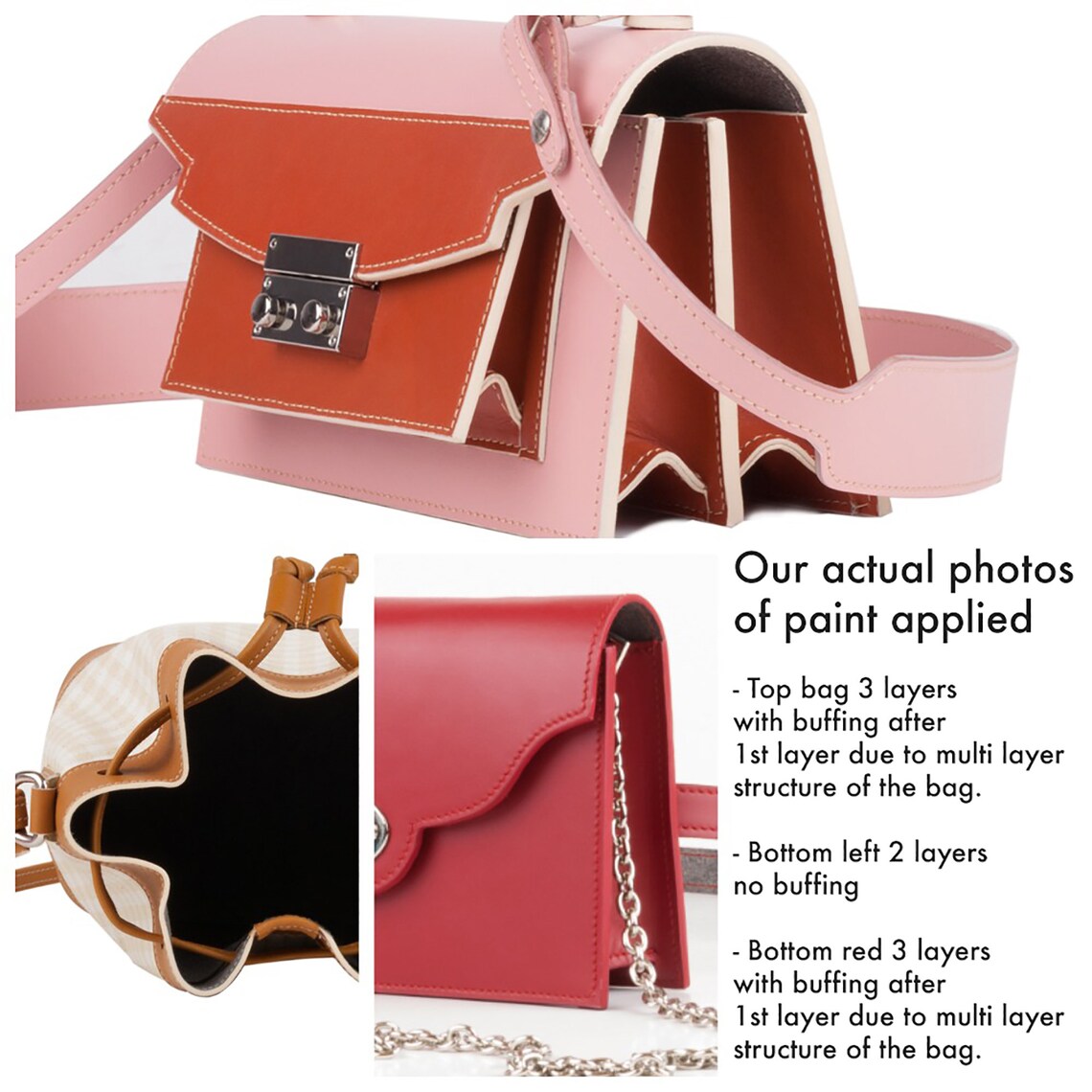 Fenice leather edge paint leather edge coat leather edge dye Etsy