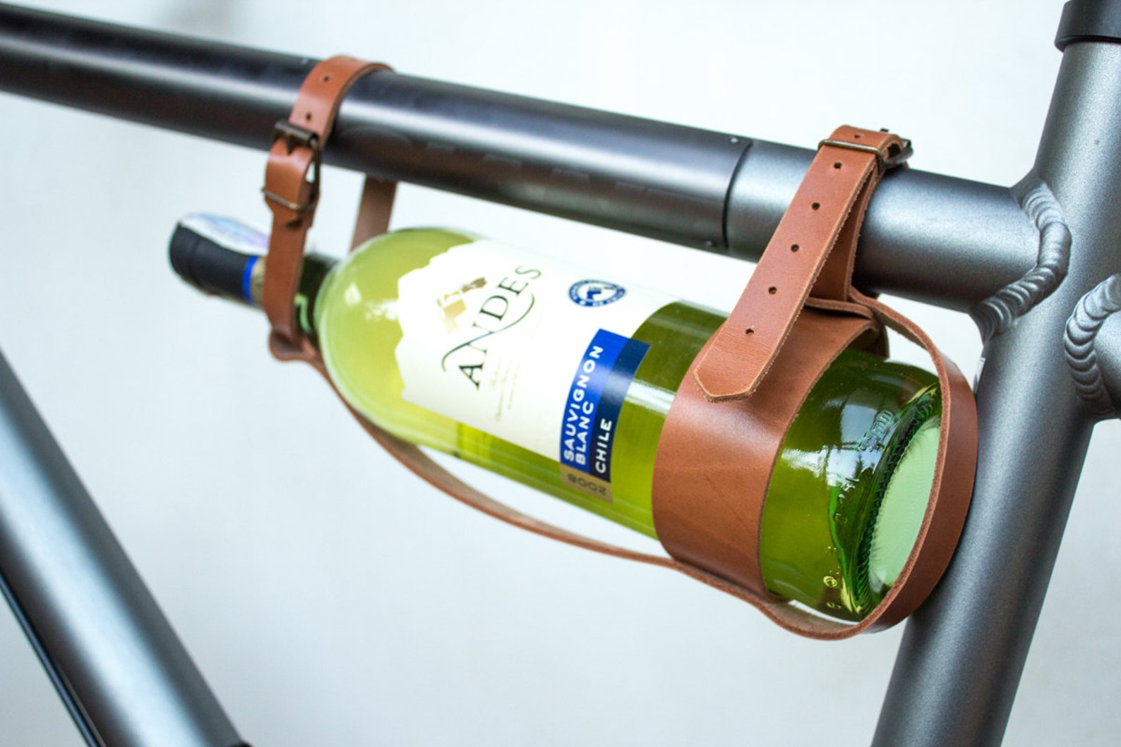 Personalized bicycle wine bottle holder Valentines day gift Etsy