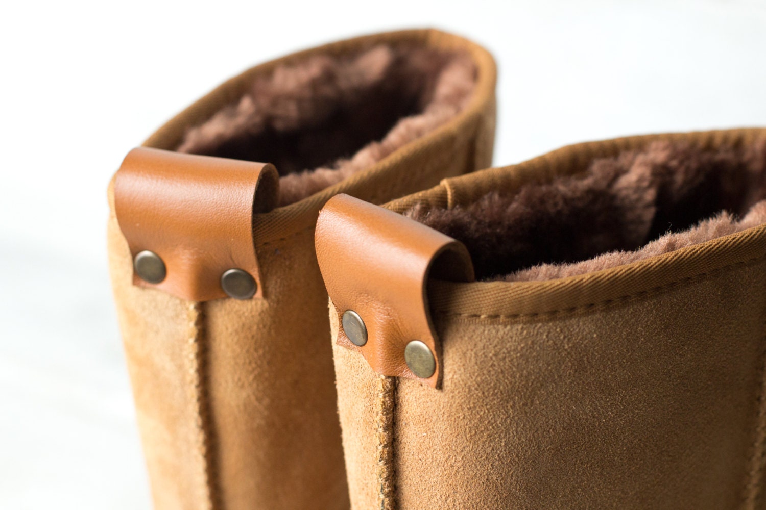 nubuck leather in rain