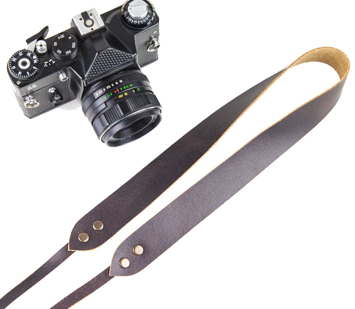 4J LEDR Kameragurt Leder - Doppelschultergurt Für 1-2 DSLR Kameras