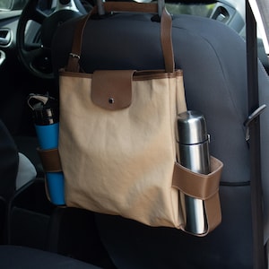 Car trash can car trash bag auto trash can car organizer storage bag