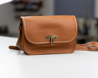 Personalized Leather Crossbody Bag - Handcrafted Shoulder Bag Gift
