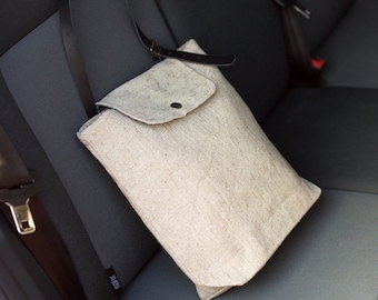 Canvas Car Trash Bag: Personalized Auto Trash Bin