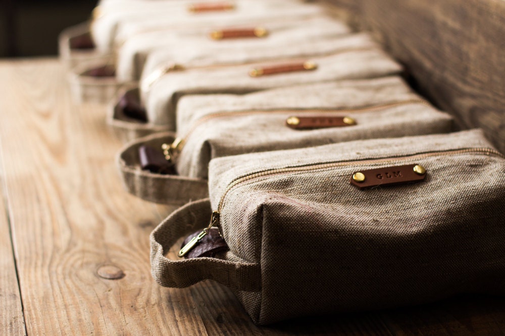 Mens toiletry bag Dad gifts Groomsmen gift Wedding gift Etsy