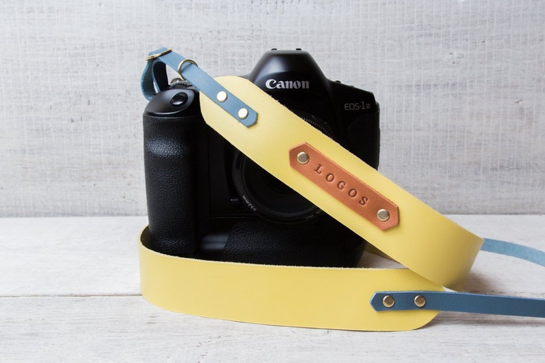 Leather camera strap Personalized DSLR strap Camera straps Monogram camera strap Vintage camera strap Rangefinder image 8