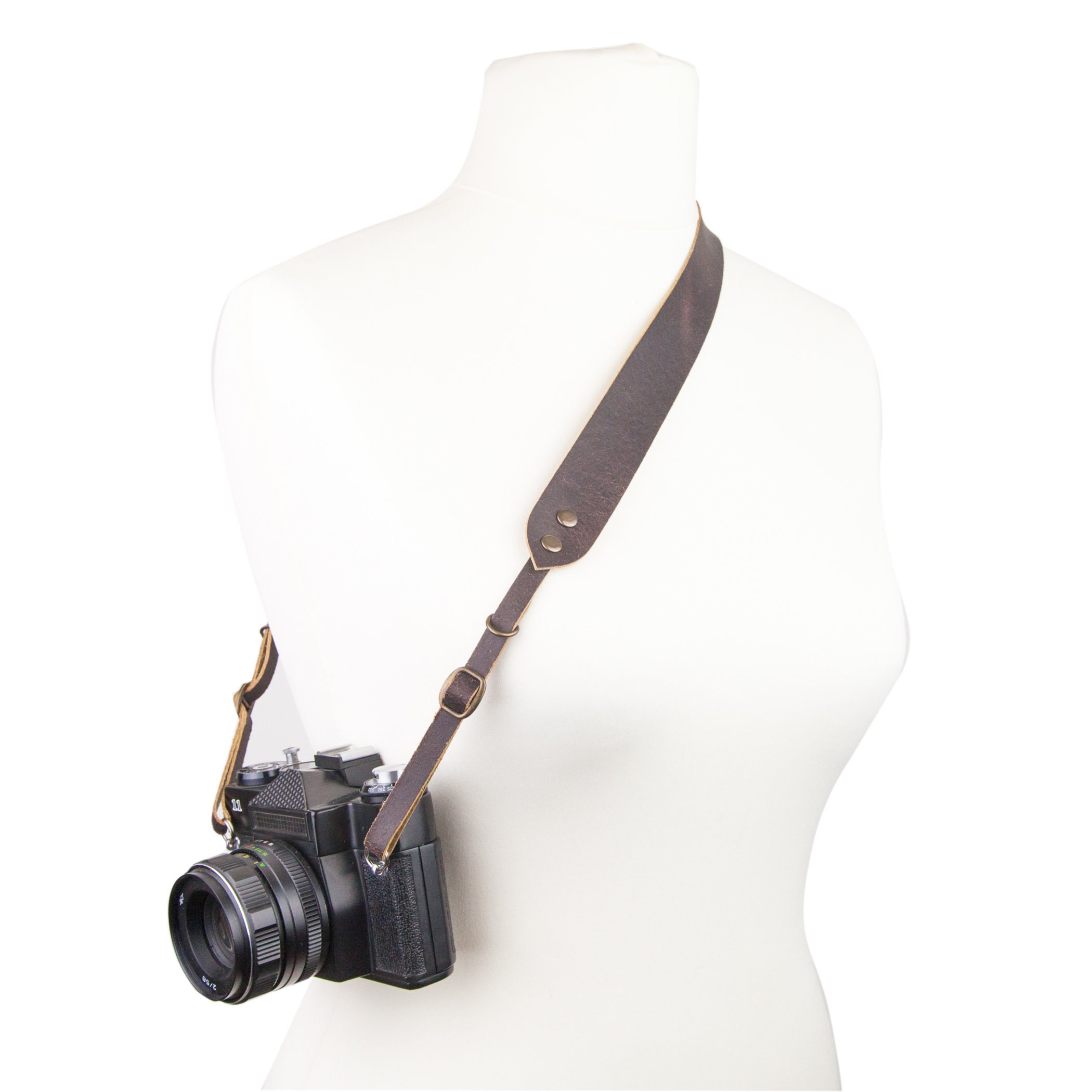 Leather Camera Strap DSLR Camera Straps Vintage Camera Belt Etsy