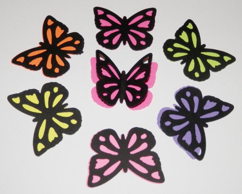 Download Butterfly Layered Die Cut 25 pieces 50 total per set you ...