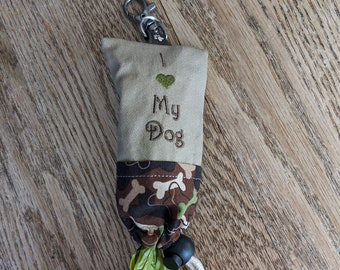 Dog Poop Bag Holder, I Love My Dog