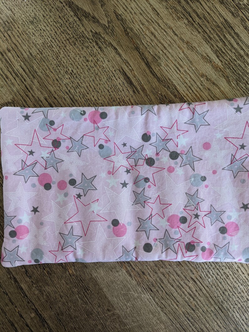 Light Pink with Stars 6 x 9.5 Zippered Crayon Case 25/% off