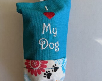 Dog Poop Bag Holder, I Love My Dog