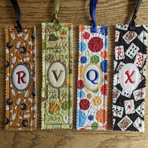 Personalized Embroidered Bookmark