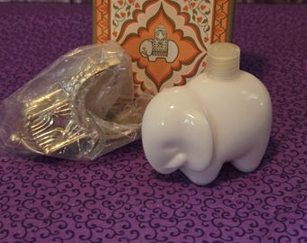 Vintage Avon Royal Elephant cologne bottle
