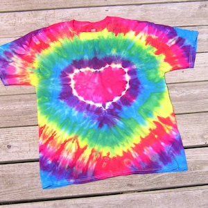 Rainbow  Heart T-shirt with Free shipping