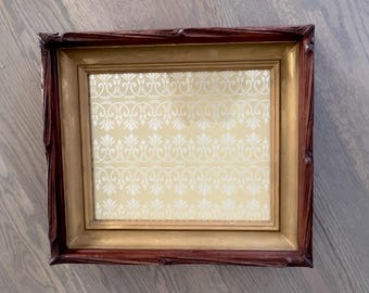 Vintage Italian Florentine Gold Green Wooden Tole Frame 10" X 7" - Etsy