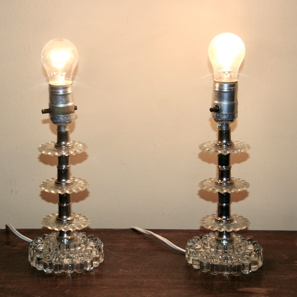 Mid-Century Modern Lucite Lamps