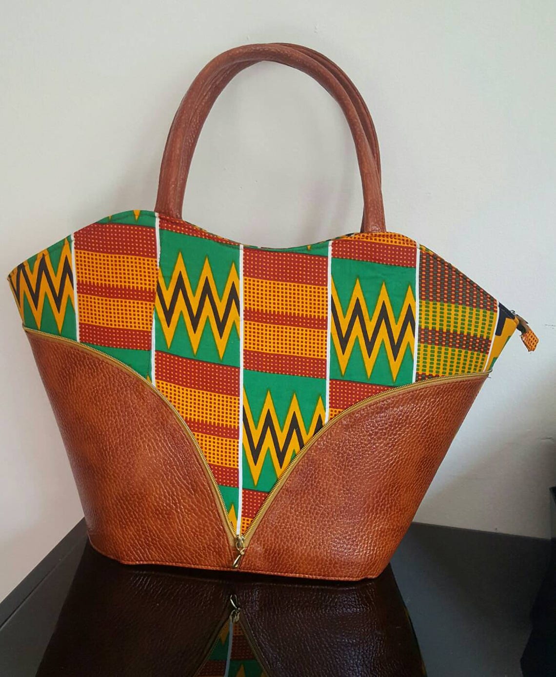 Hand made African print kente ladies hobo bag | Etsy
