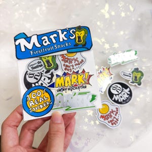 Nct Mark Holo Vinyl Sticker Pack | Mark Lee Golden Hour 200 firstfruit 82 Aufdruck Sticker Set