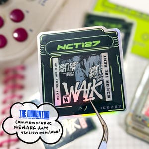 nct 127 gameboy walk vinyl sticker  | gameboy cartridge stickers | kpop songs nctzen sticker deco