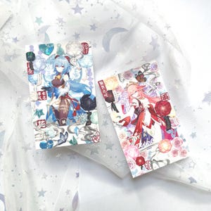 genshin decorated photos | genshin polcos | anime polaroids