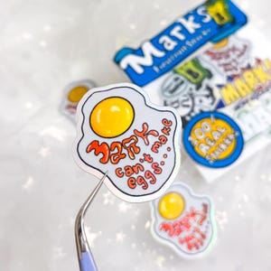 nct Mark Holo Vinyl Aufkleber | Mark Lee Golden Hour Ei Aufkleber