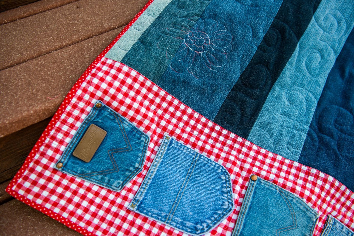 PDF DOWNLOAD- Denim Picnic Quilt Patten - Etsy