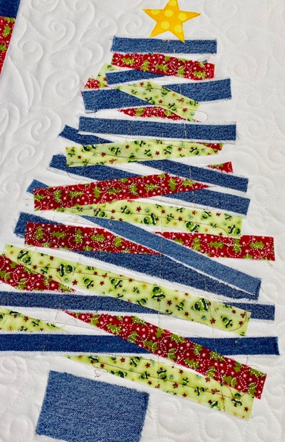 PDF DOWNLOAD Jean Christmas Tree Wall Hanging Etsy Portugal