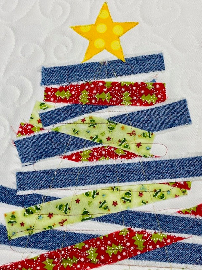 PDF DOWNLOAD Jean Christmas Tree Wall Hanging image 4