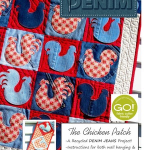 PDF DOWNLOAD- The Chicken Patch Quilt and Table Runner
