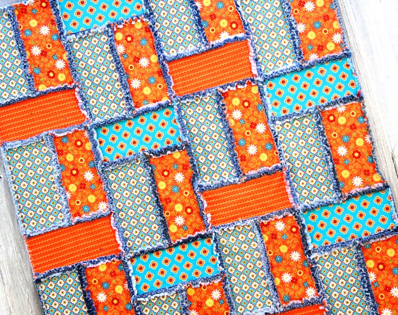 Download PDF DOWNLOAD Straight Leg Denim Rag Quilt Pattern use your ...