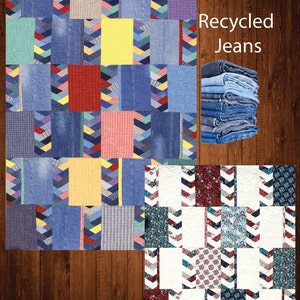 PDF DOWNLOAD- Denim Twist Quitl Pattern