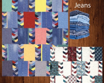 PDF DOWNLOAD- Denim Twist Quitl Pattern