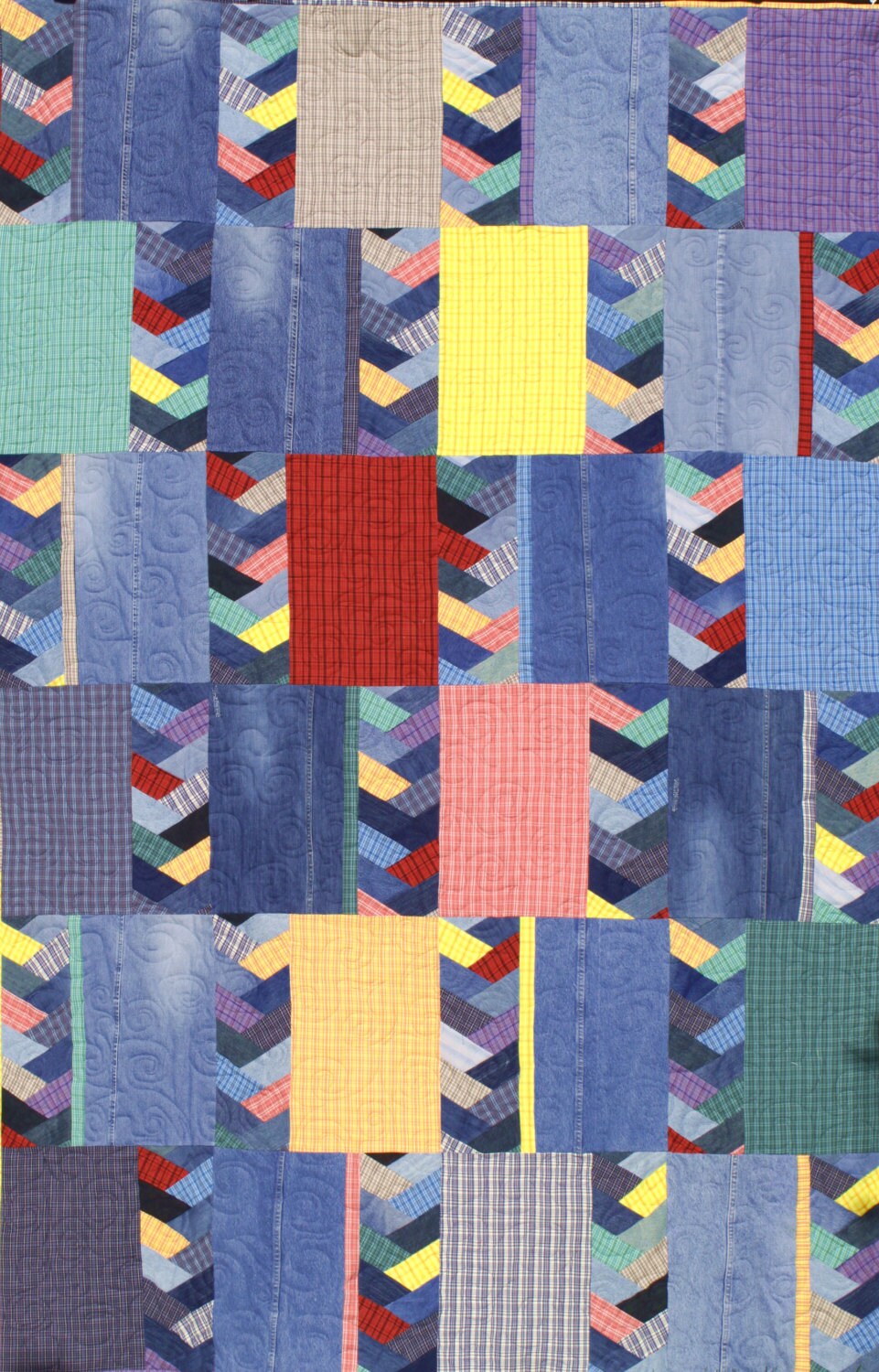PDF DOWNLOAD- Denim Twist Quitl Pattern - Etsy