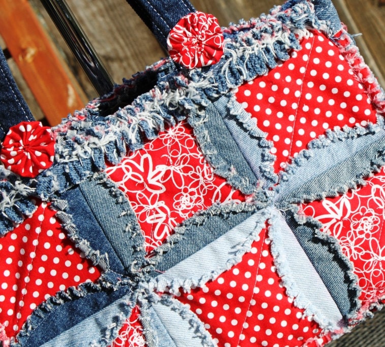 PDF DOWNLOAD Purse Pattern Denim Circle Rag Bag Made With Recycled ...