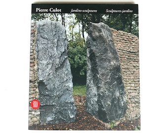 Book : " Pierre Culot, Jardins Sculptures " Editions Seuil Skira, 2000 / Belgian art, Belgium, Architecture, Ceramic