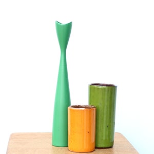 Wooden candleholder, Scandinavian design, vintage / vert, candle holder, danish, denmark, wood, Sweden, Norway