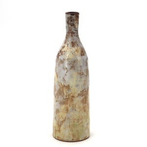 French ceramic vase bottle by Alexandre Kostanda, Vallauris 1960s / vintage, home decor, art