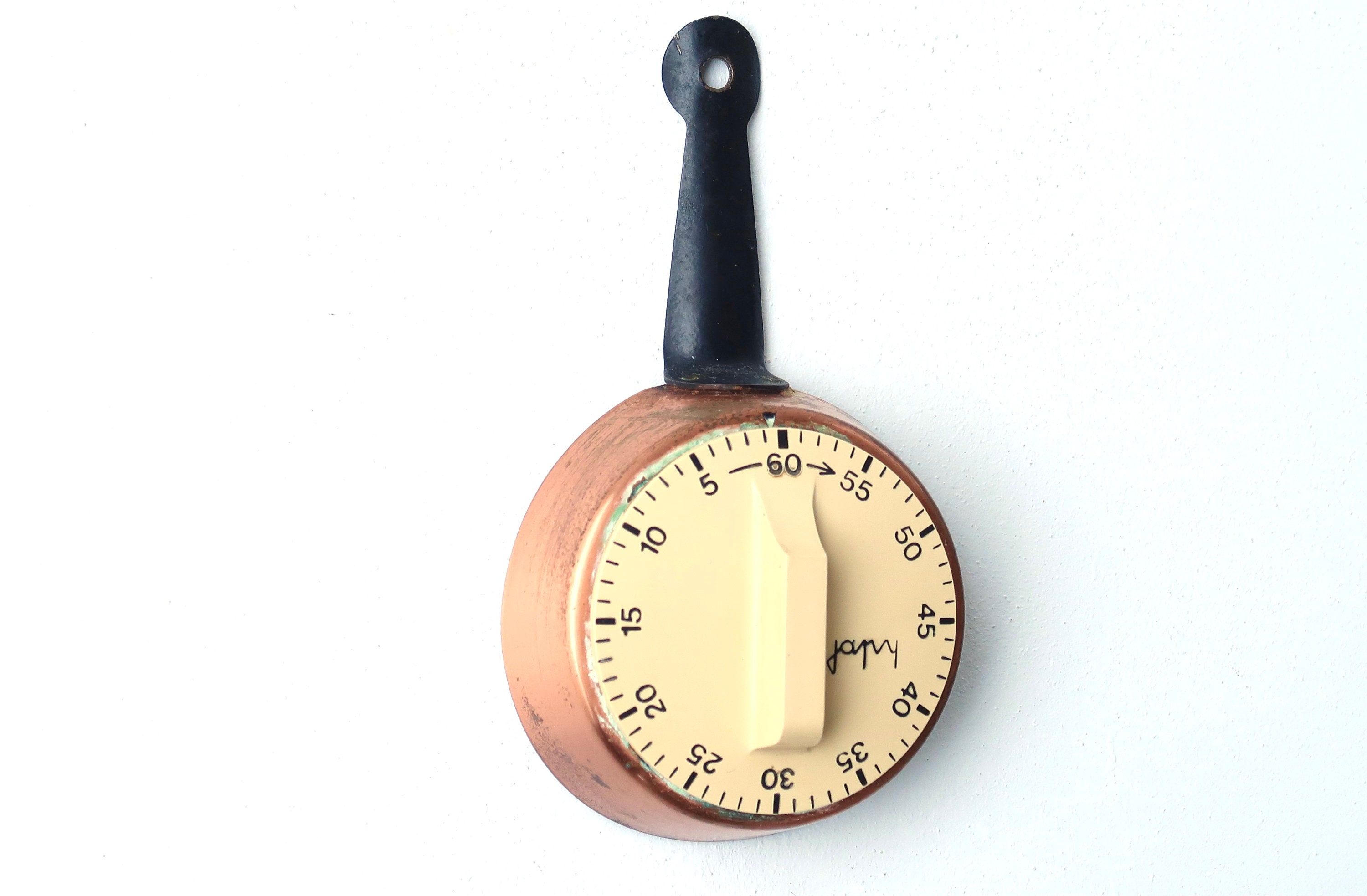 Minuteur De Cuisine Vintage Jaz - Blanc - Années 60/70 - état Fonctionnel