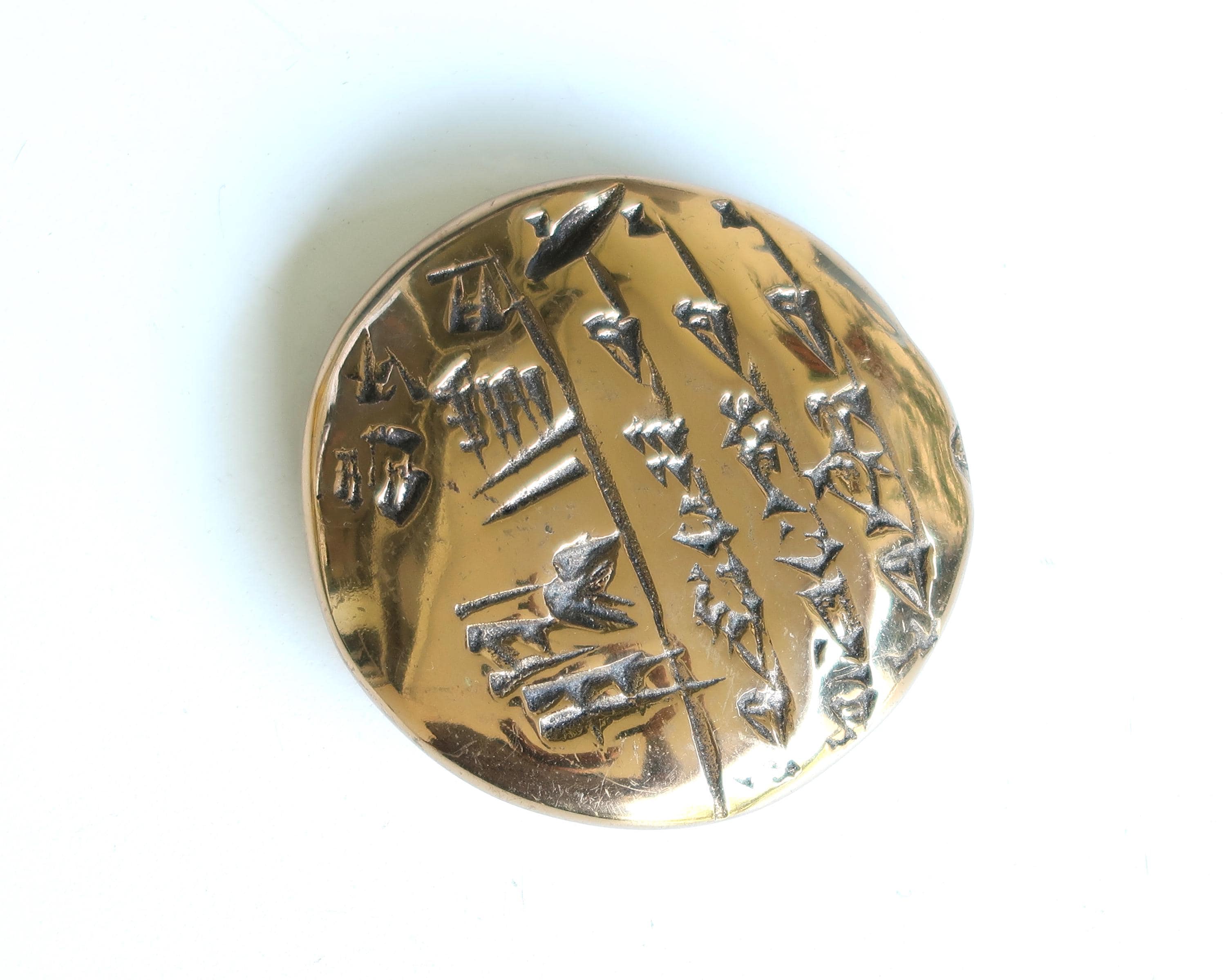2️⃣点 French Bronze Paperweight Sculpture by Monique Gerber, Antique