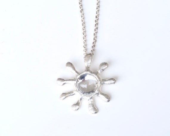 DOLCE VITA necklace and or brooch, 1990s / Sun, F… - image 2
