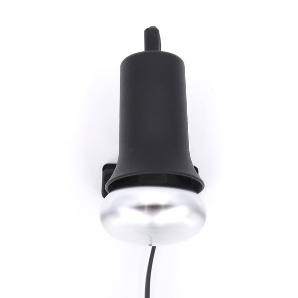 Lampe à pince ou applique Lita en métal noir, années 70 / vintage spot bureau lampe à pince minimaliste moderniste chambre salle de bain